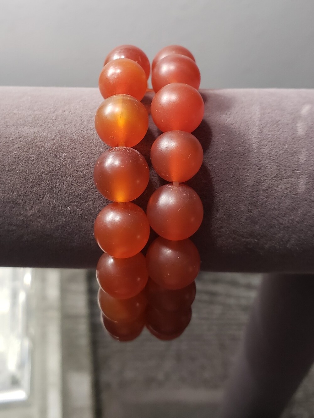 Natural Stone Beaded Stretchy Bracelet